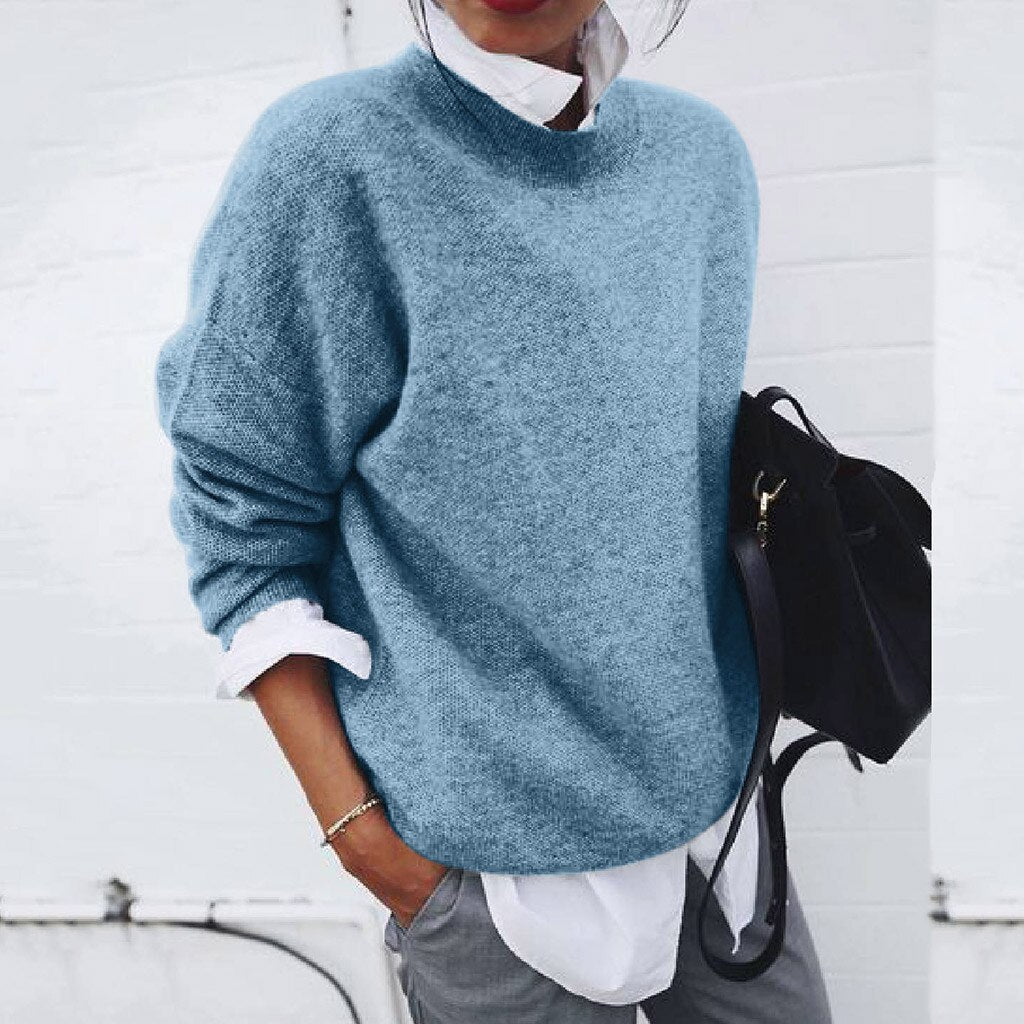 Women's Sweater with Round Neck | Soft Touch