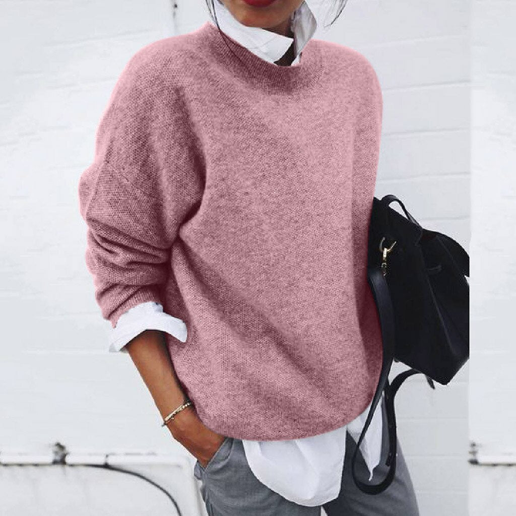 Women's Sweater with Round Neck | Soft Touch