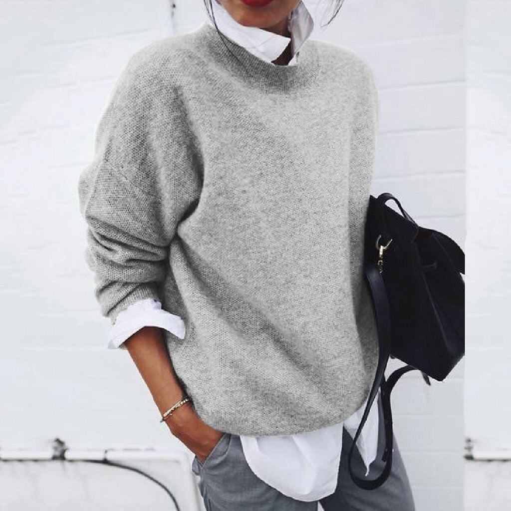 Women's Sweater with Round Neck | Soft Touch