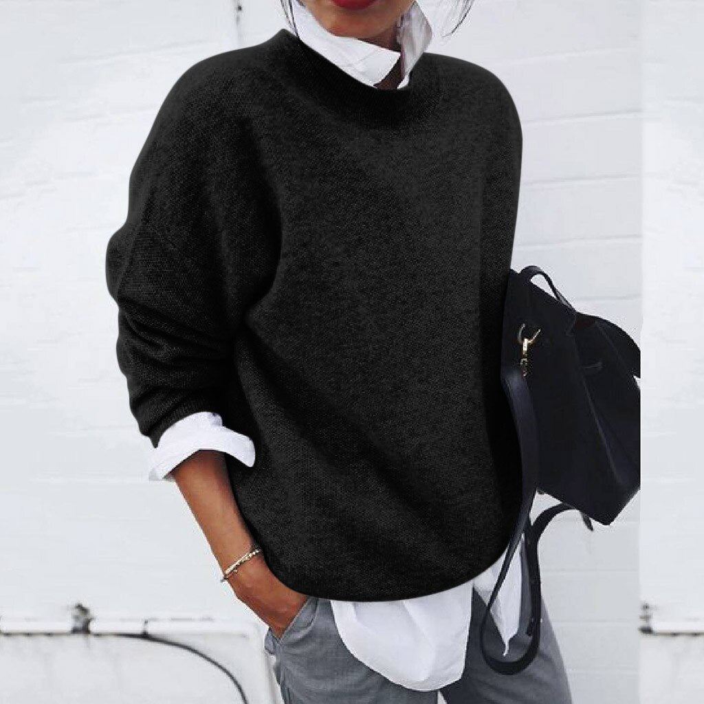 Women's Sweater with Round Neck | Soft Touch
