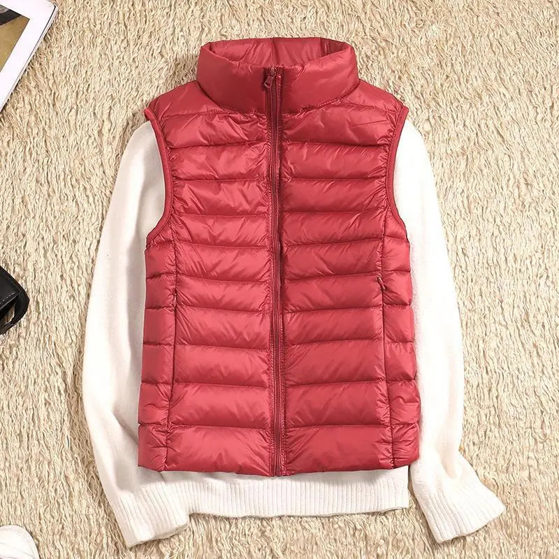 Women's Padded Vest | Zipper