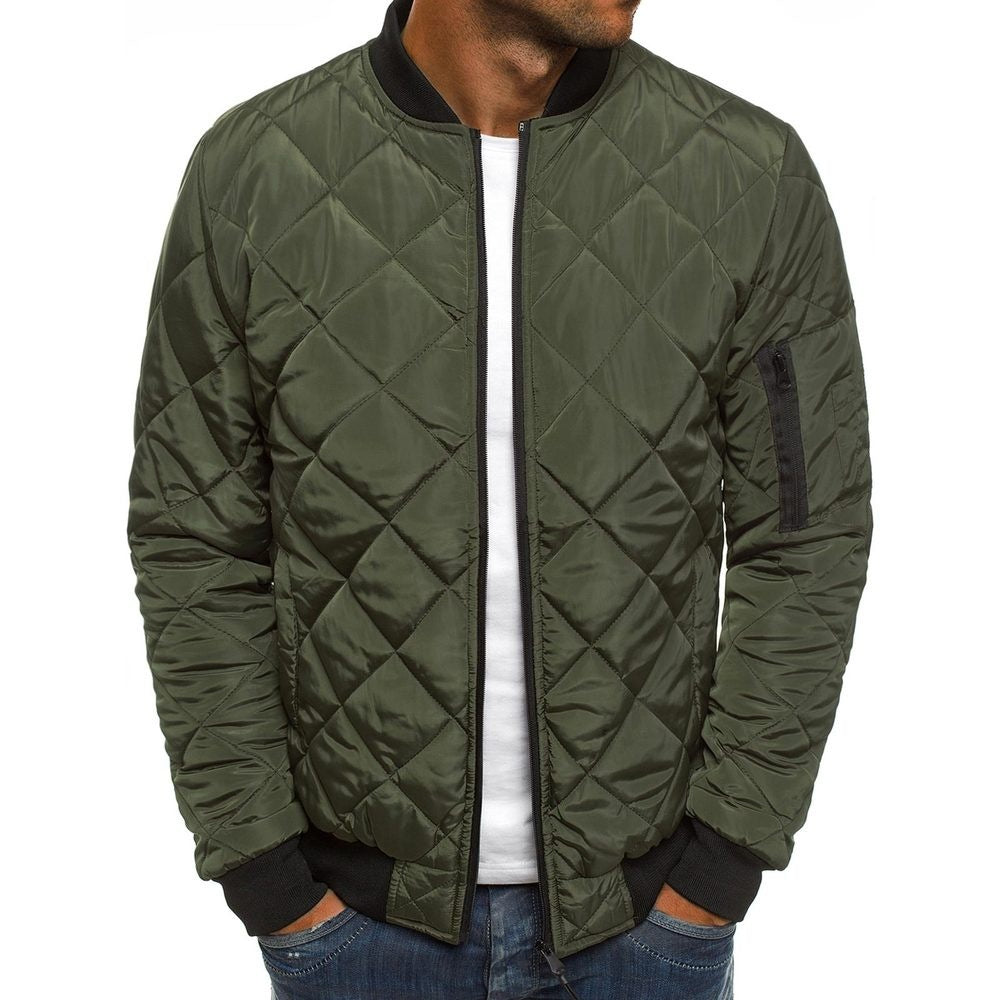 Chaqueta Acolchada Cuadrada de Hombre | Clásica