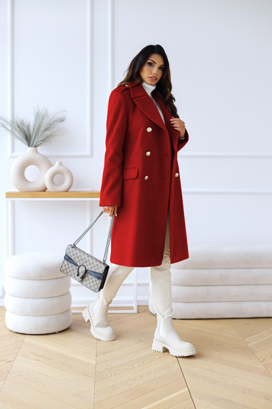 Women's Double-Breasted Coat | Classic
