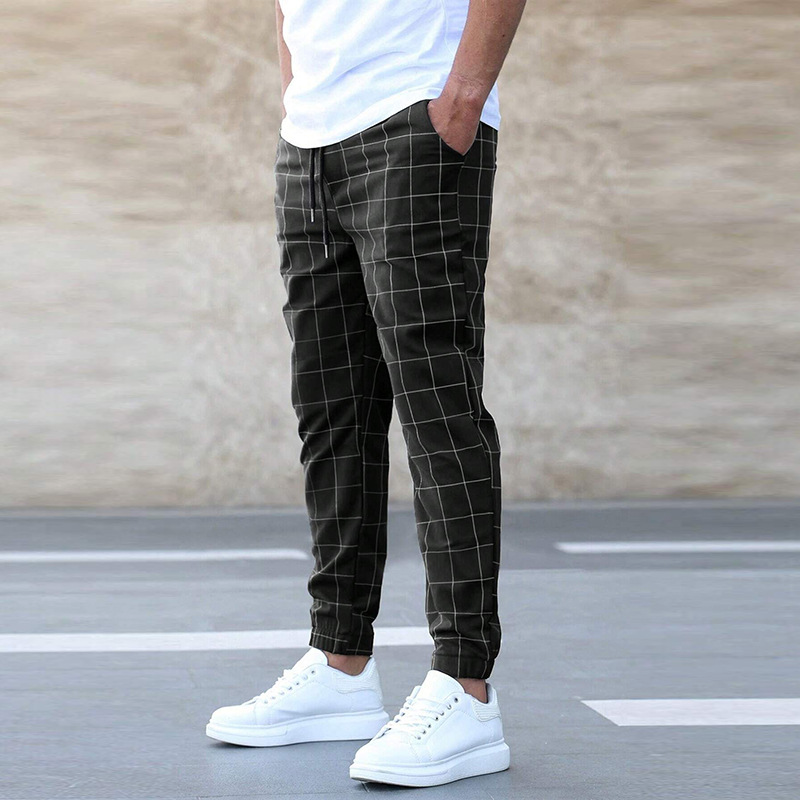 Pantalones Casuales de Hombre | Cuadros Cordón