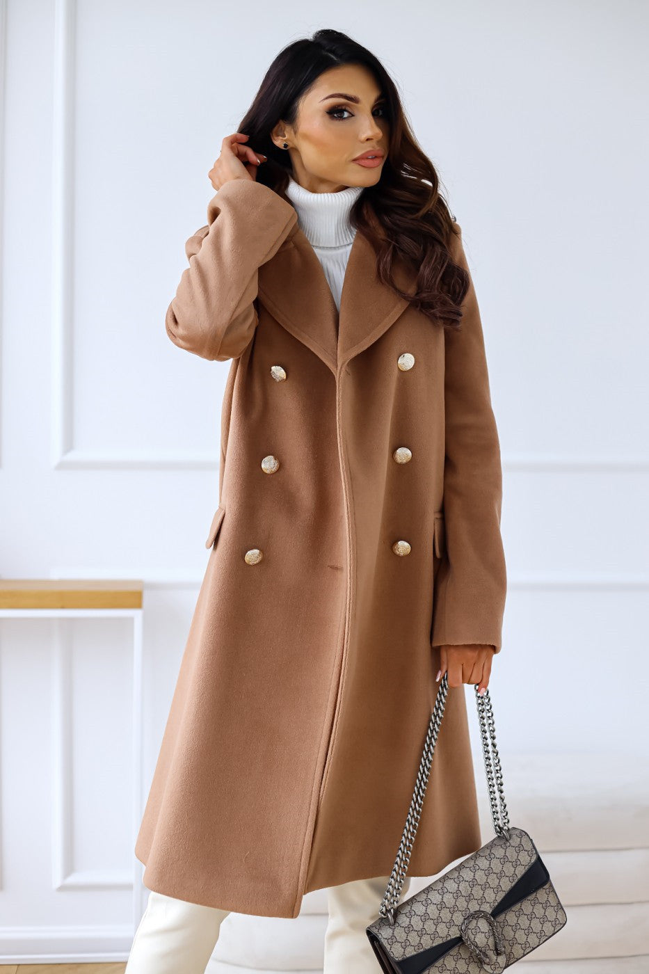 Women's Double-Breasted Coat | Classic