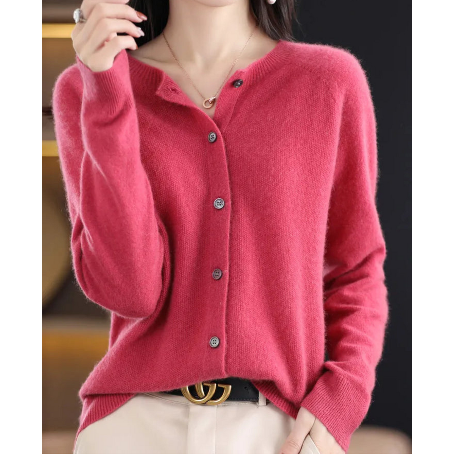 Women's Buttoned Cardigan | Classic
