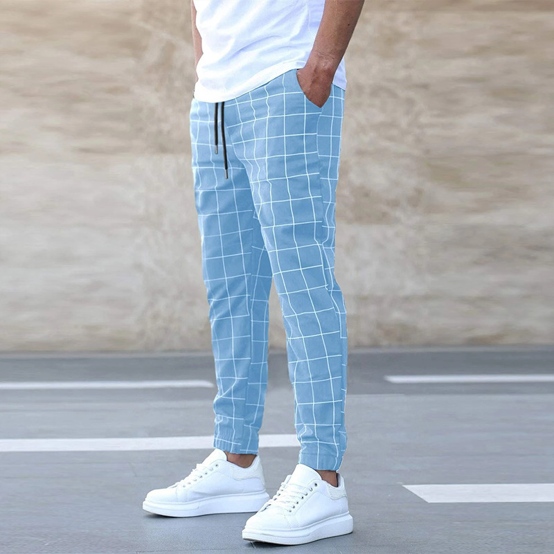 Pantalones Casuales de Hombre | Cuadros Cordón