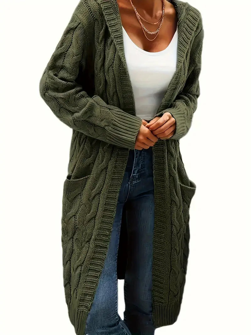 Women's Cardigan | Braided Knit