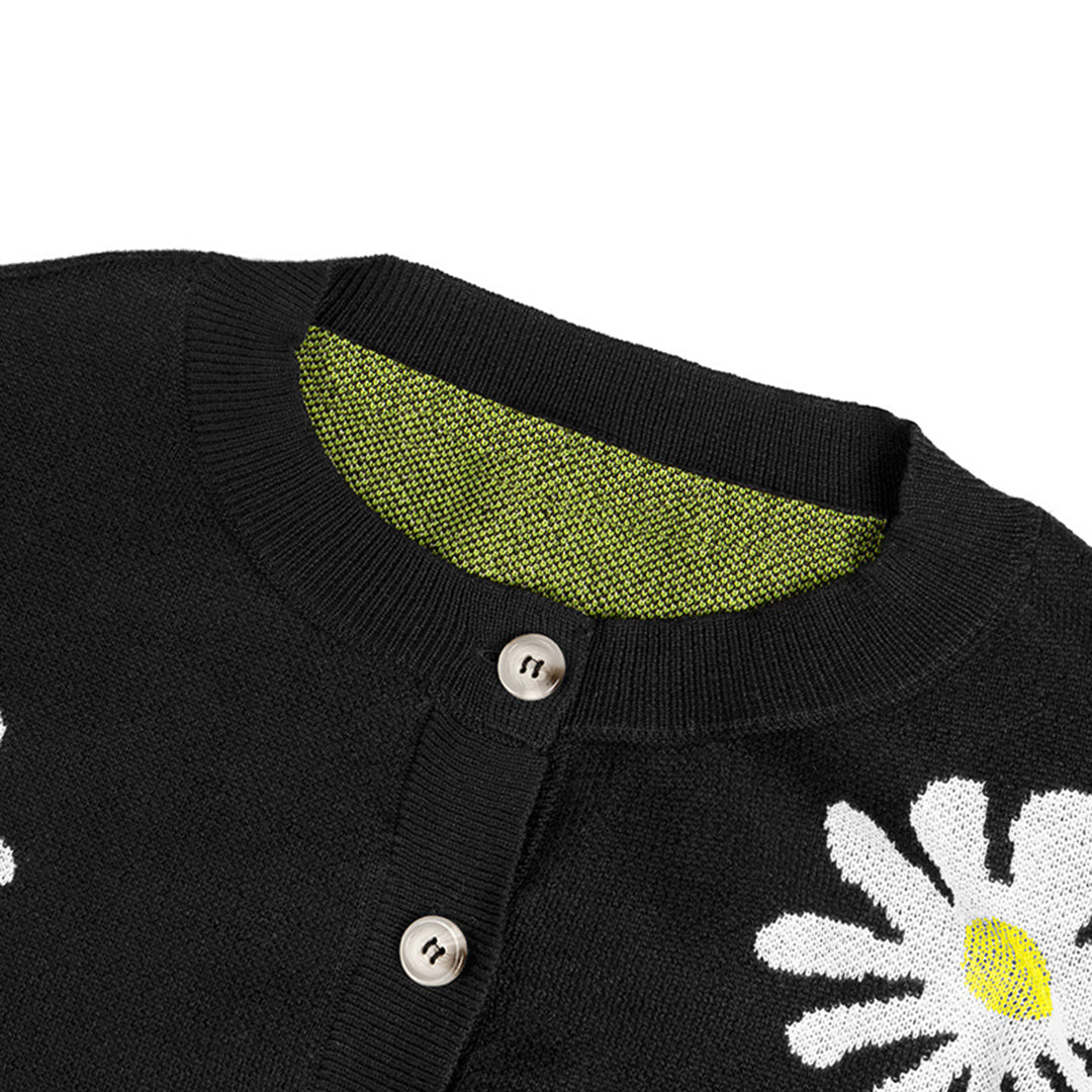 Women's Buttoned Cardigan | Floral