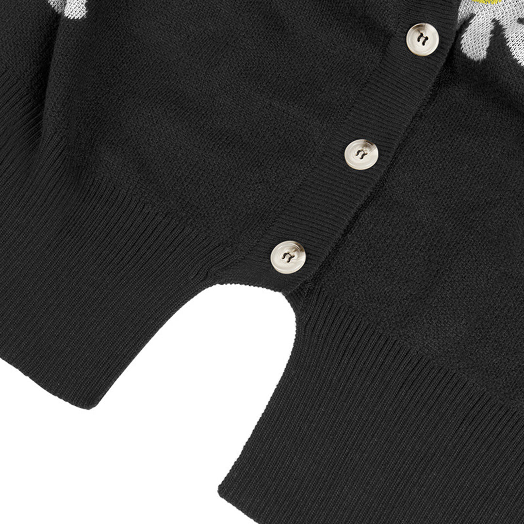 Women's Buttoned Cardigan | Floral