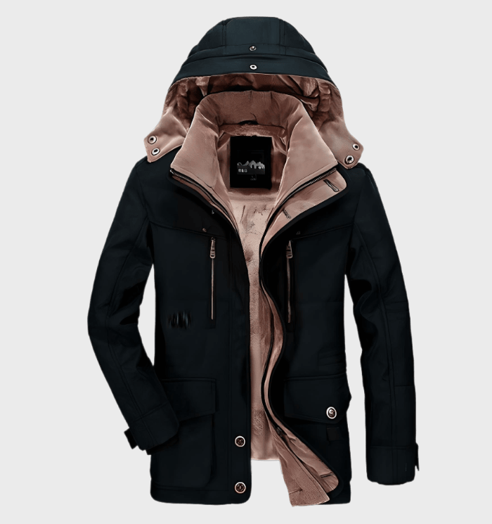 Chaqueta de Invierno Cálida de Hombre | Con Capucha