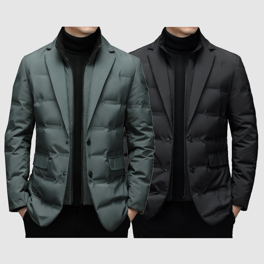 Chaqueta Acolchada de Hombre de Media Estación | Blazer