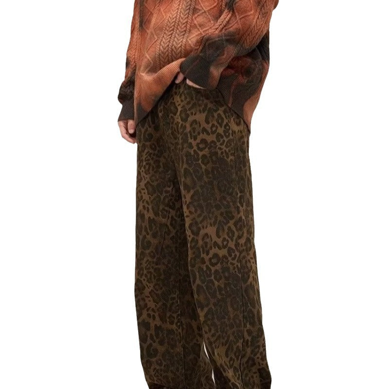 Jeans de Mujer con Estampado de Leopardo | Casual