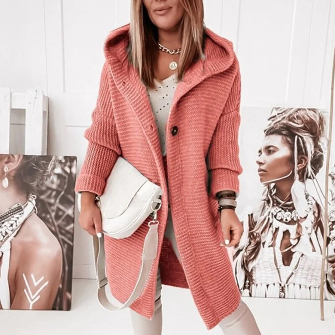 Women's Long Cardigan | Ribbed