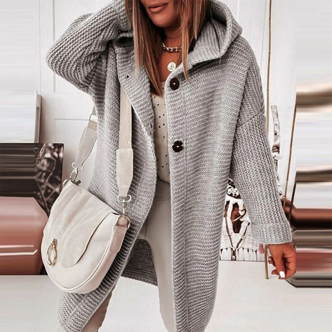 Women's Long Cardigan | Ribbed
