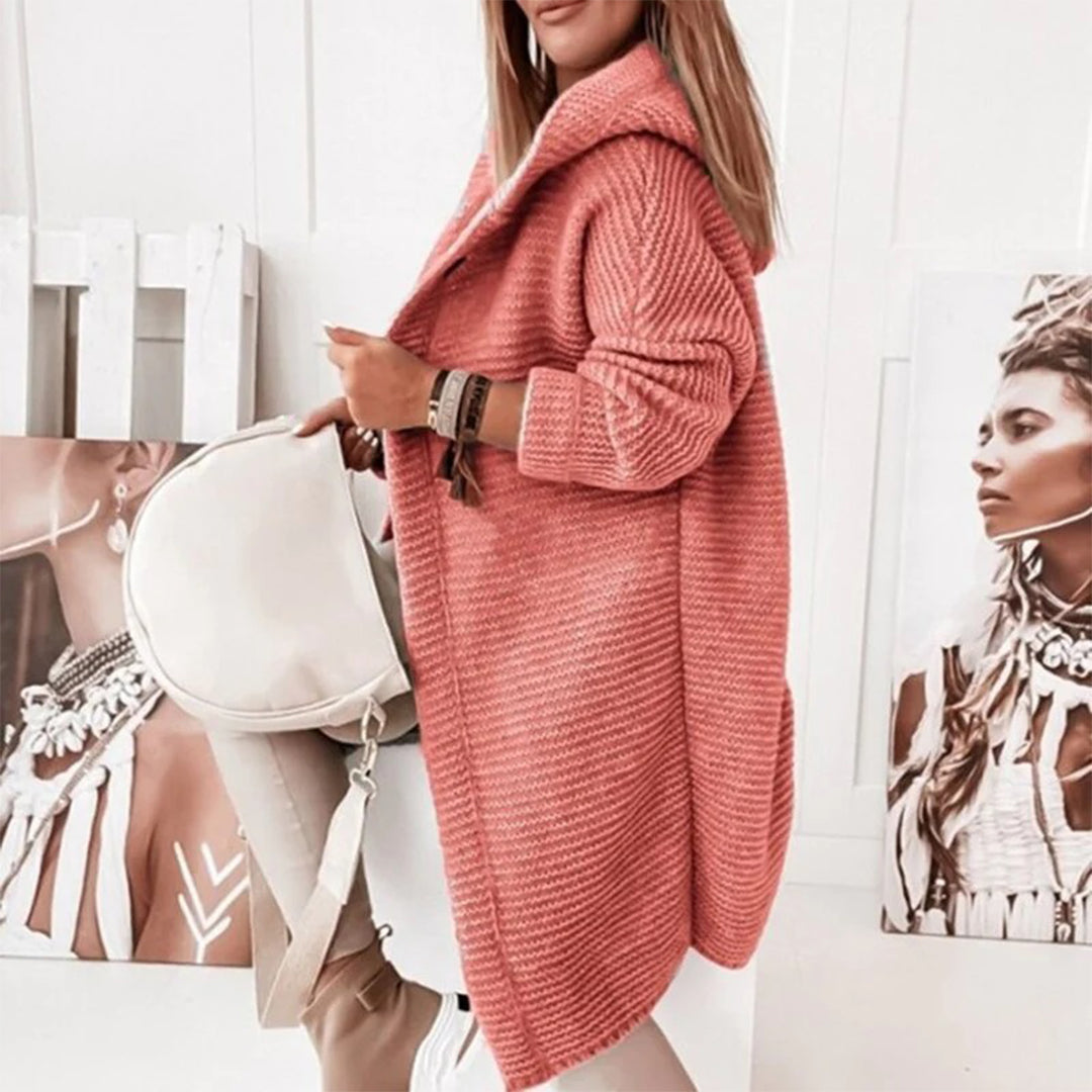 Women's Long Cardigan | Ribbed