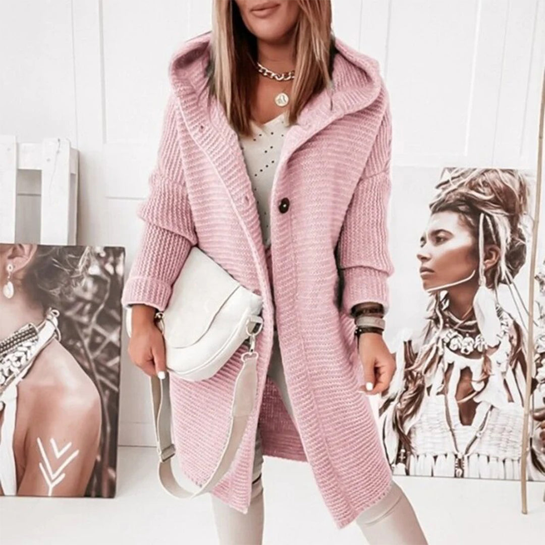 Women's Long Cardigan | Ribbed