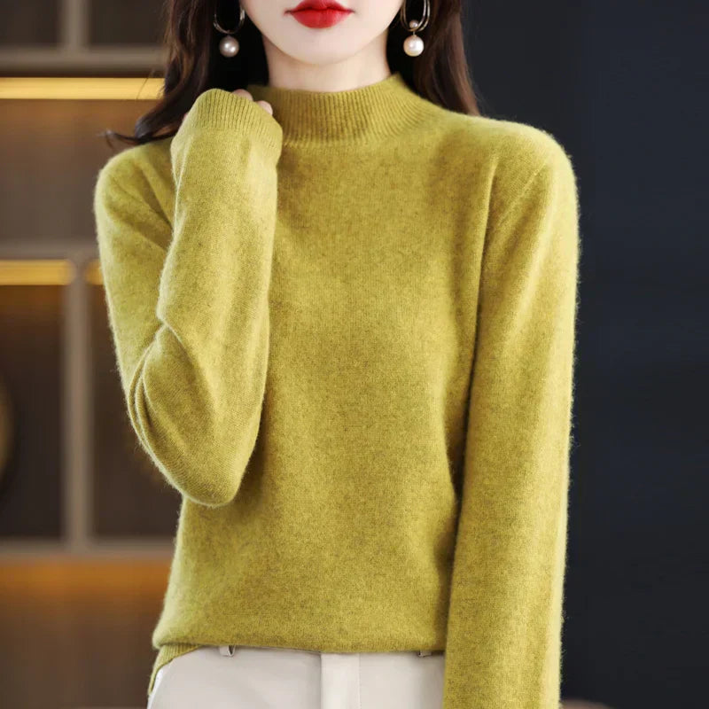 Women's Sweater with Turtleneck | Elegant Cut
