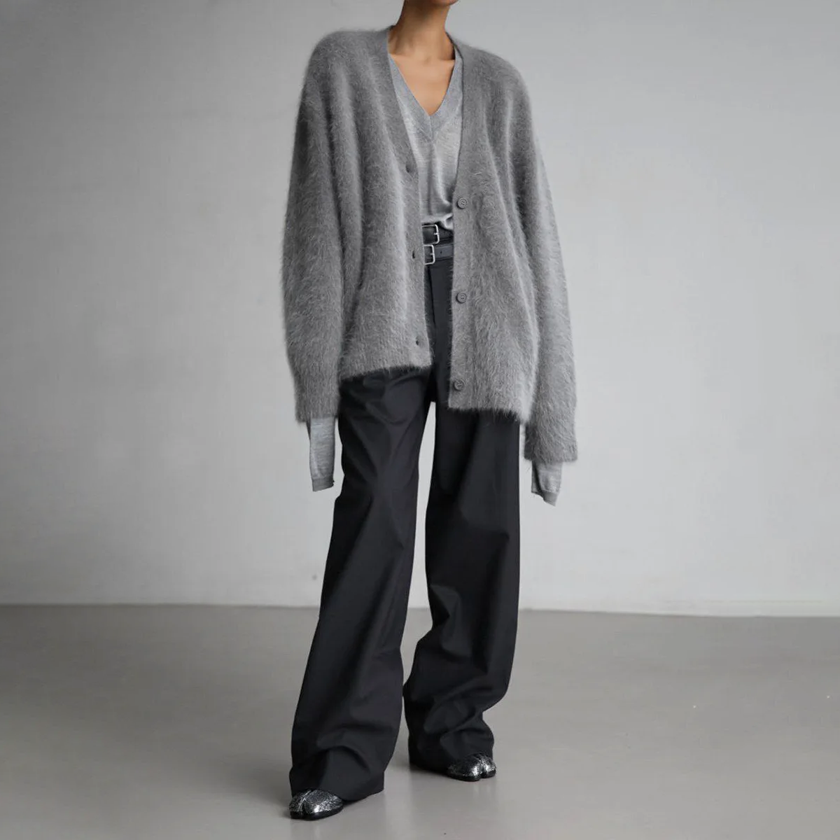 Women's V-Neck Cardigan | Front Buttons