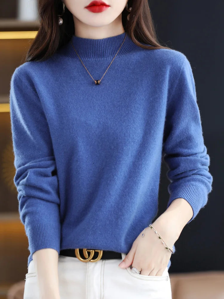 Women's Sweater with Turtleneck | Elegant Cut