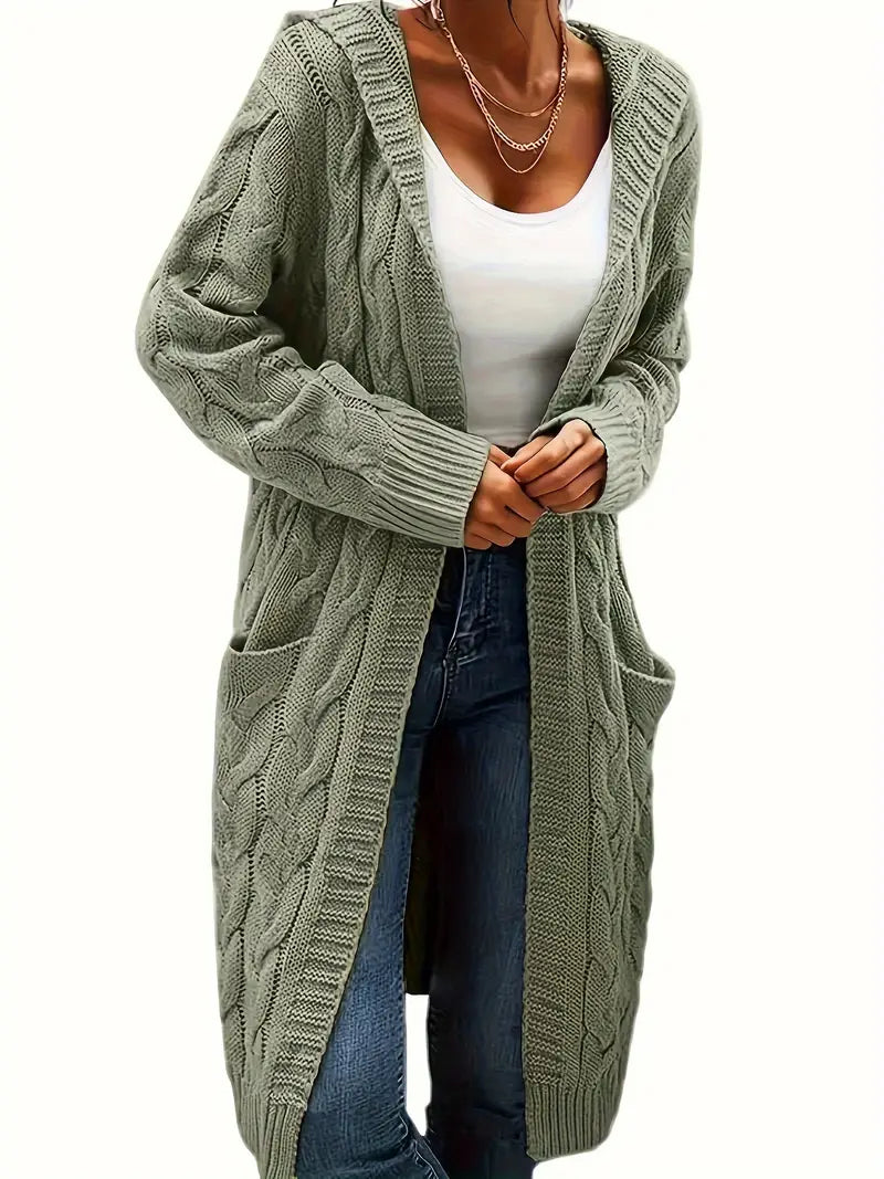 Women's Cardigan | Braided Knit
