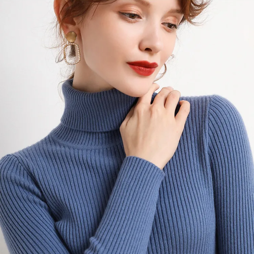 Women's Turtleneck Sweater | Slim Fit