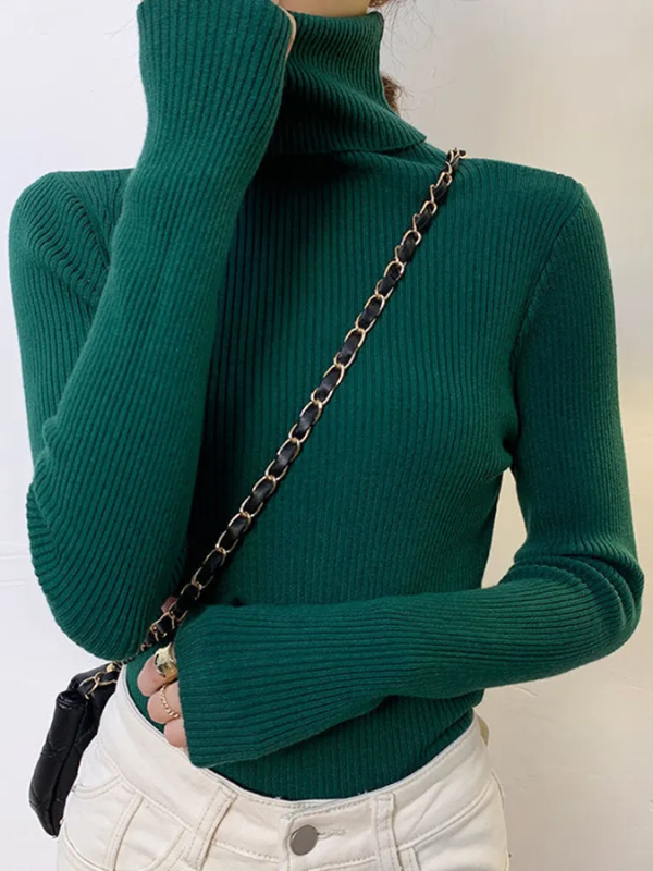 Women's Turtleneck Sweater | Slim Fit