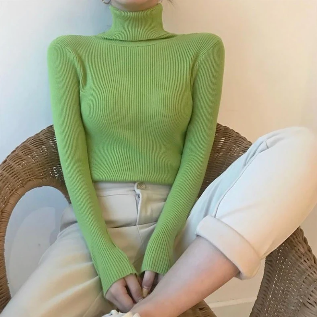 Women's Turtleneck Sweater | Slim Fit