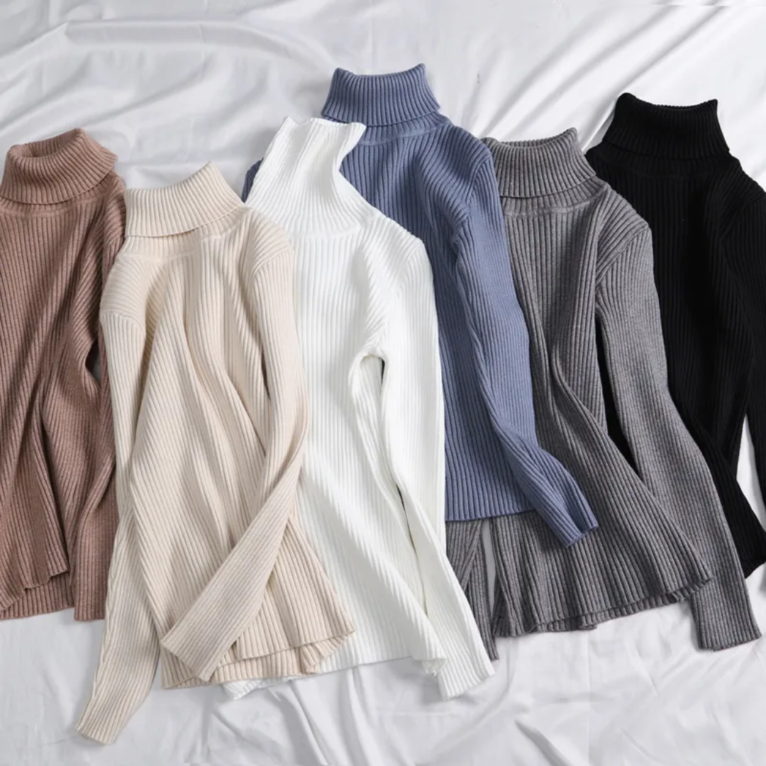 Women's Turtleneck Sweater | Slim Fit