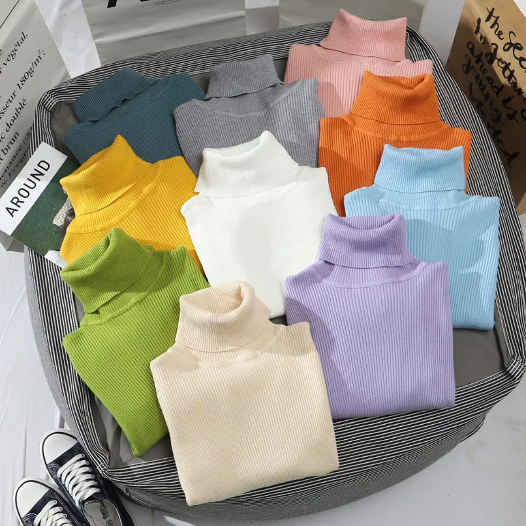 Women's Turtleneck Sweater | Slim Fit
