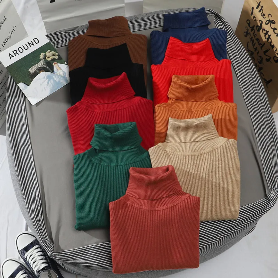 Women's Turtleneck Sweater | Slim Fit