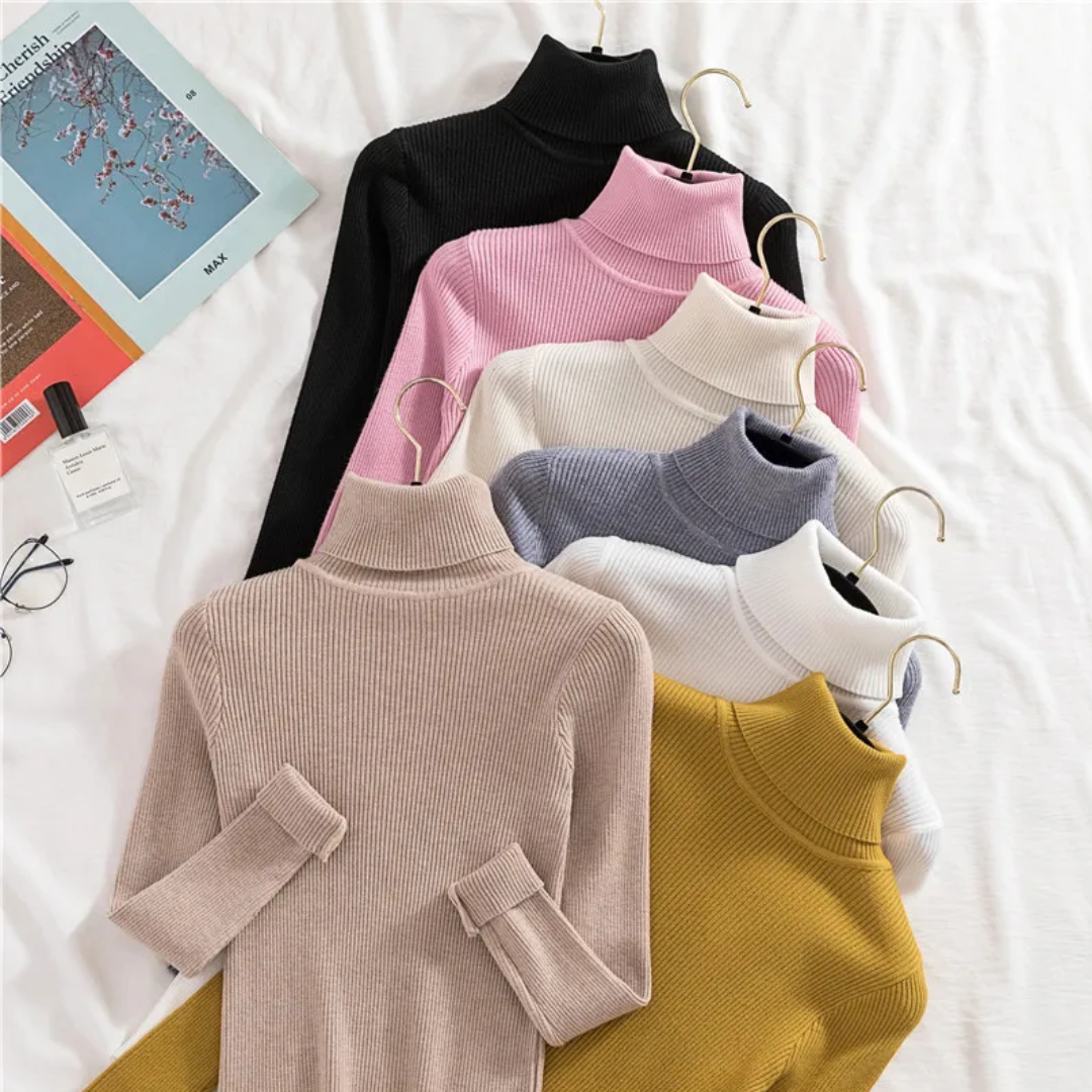 Women's Turtleneck Sweater | Slim Fit