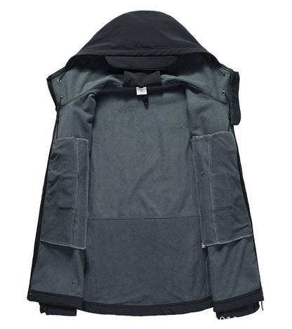 Chaqueta de Exterior con Capucha de Hombre | Multi Bolsillo