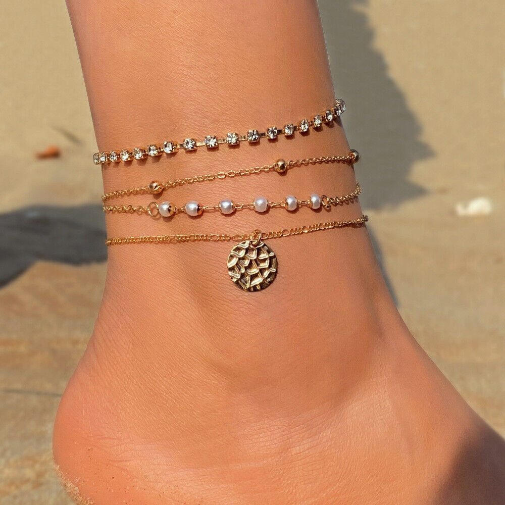 Luxury multilayer anklet