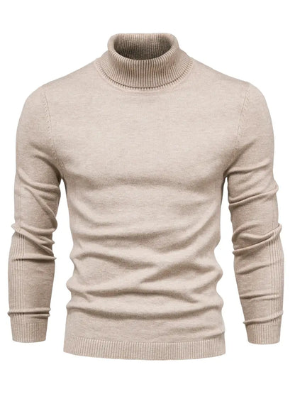 Suéter de Cuello Alto para Hombre | Corte Slim