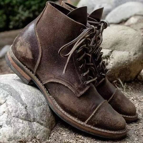 Botas con Cordones de Hombre | Altura al Tobillo