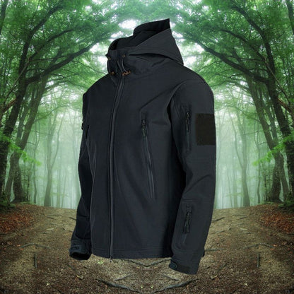 Chaqueta de Exterior con Capucha de Hombre | Multi Bolsillo