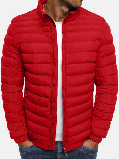 Chaqueta Acolchada Clásica de Hombre | Cuello