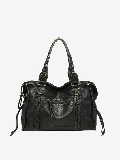 Bolso de Hombro de Mujer | Cremallera Frontal