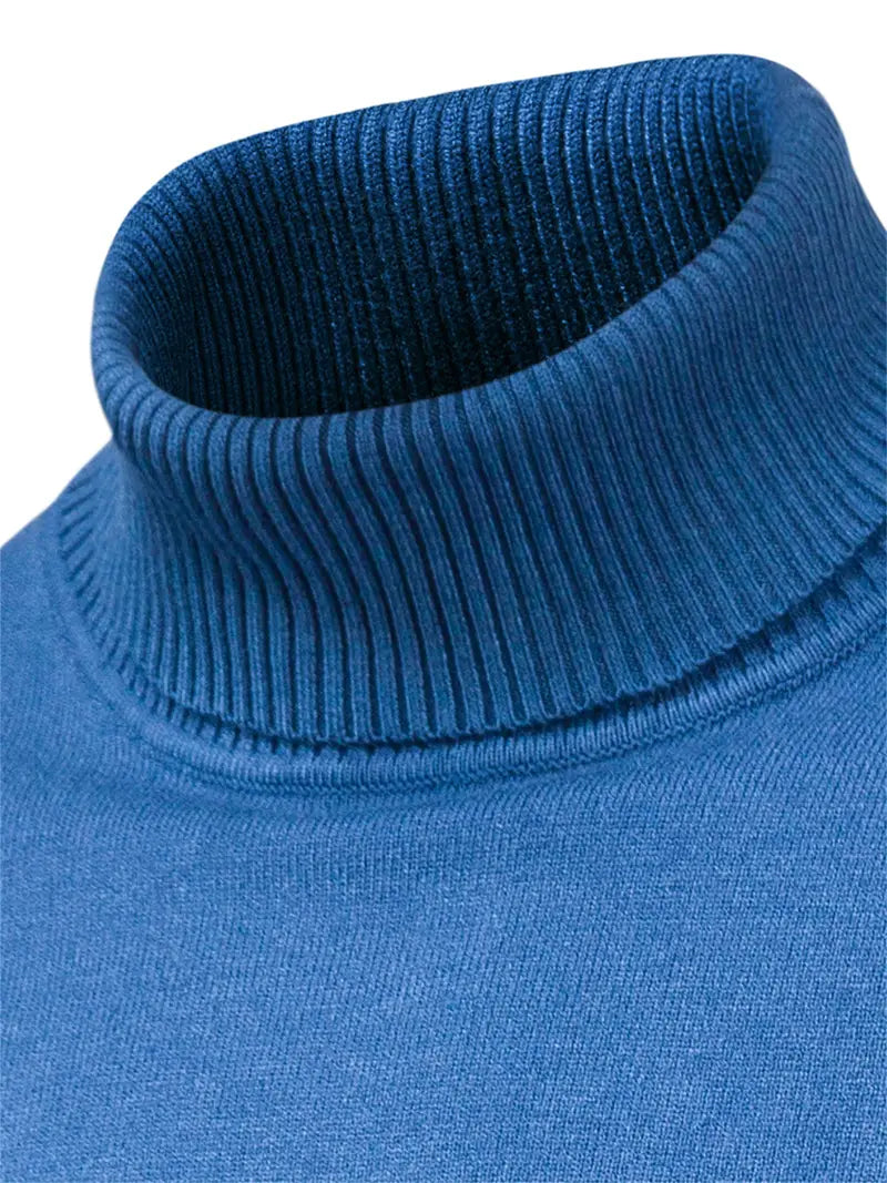 Suéter de Cuello Alto para Hombre | Corte Slim
