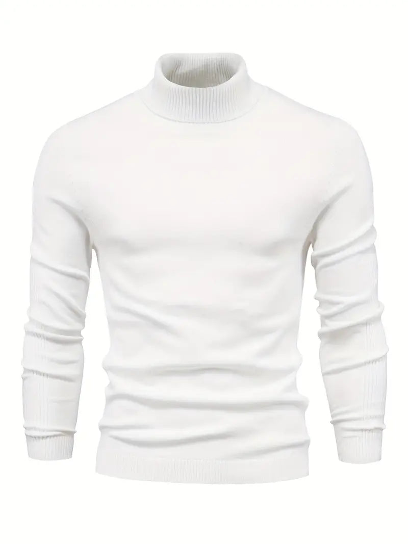 Suéter de Cuello Alto para Hombre | Corte Slim