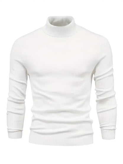 Suéter de Cuello Alto para Hombre | Corte Slim