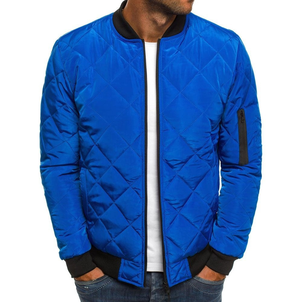Chaqueta Acolchada Cuadrada de Hombre | Clásica