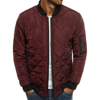 Chaqueta Acolchada Cuadrada de Hombre | Clásica