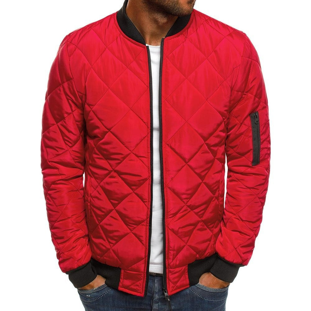 Chaqueta Acolchada Cuadrada de Hombre | Clásica