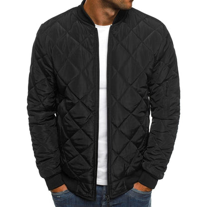 Chaqueta Acolchada Cuadrada de Hombre | Clásica