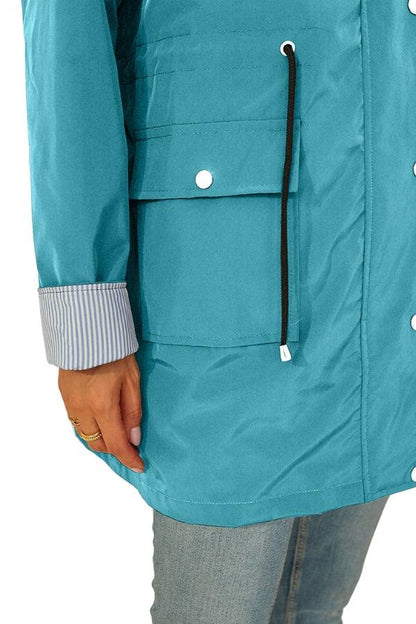 Chaqueta con Capucha de Mujer | Cintura Ajustable