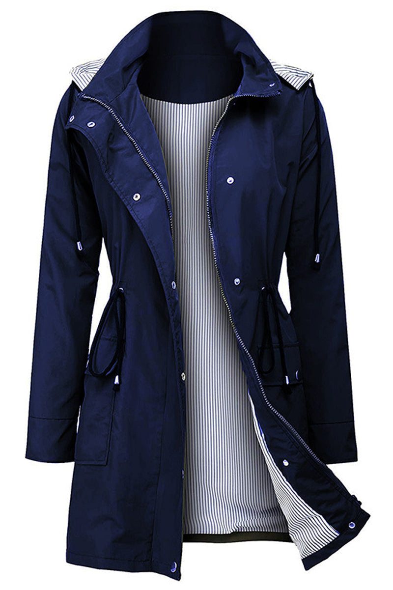 Chaqueta con Capucha de Mujer | Cintura Ajustable