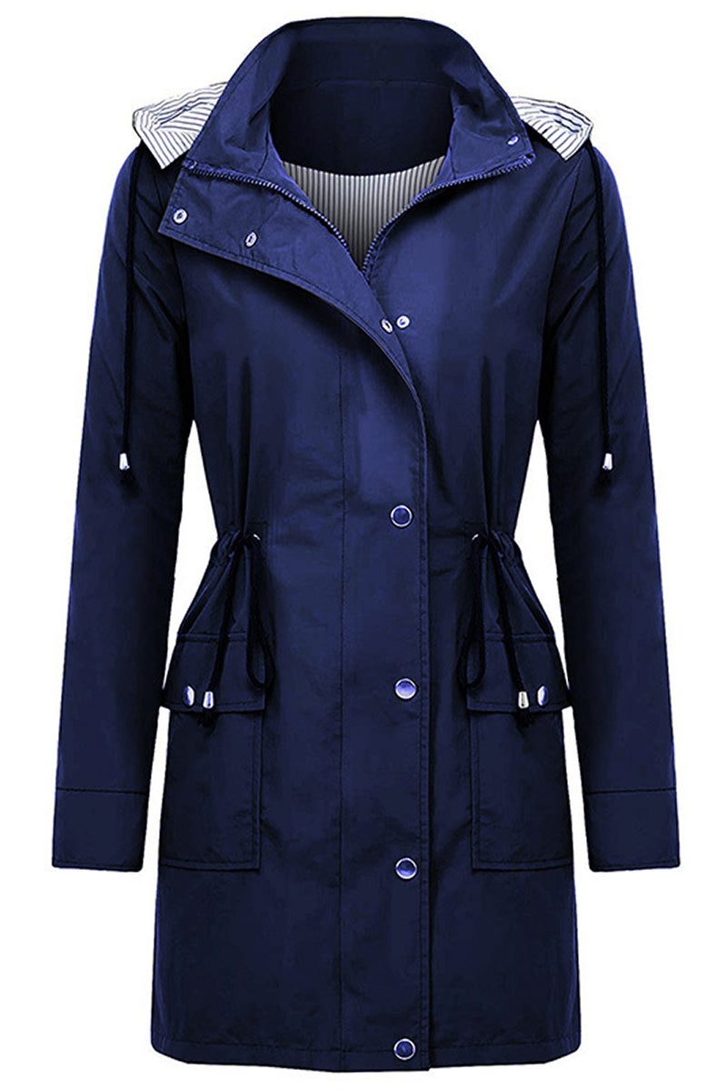 Chaqueta con Capucha de Mujer | Cintura Ajustable