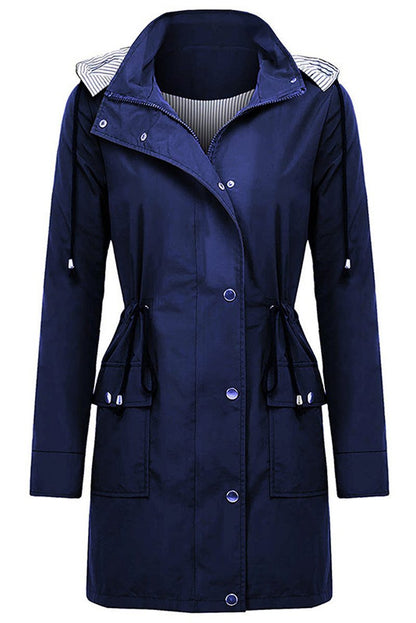Chaqueta con Capucha de Mujer | Cintura Ajustable